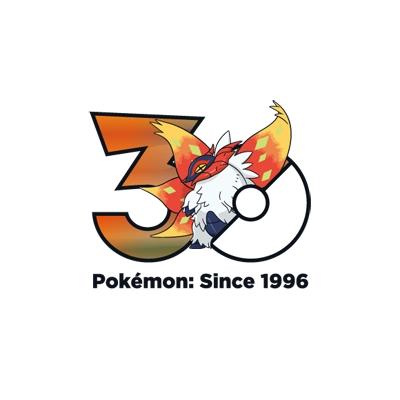 寶可夢 0988 爬地翅 30週年紀念Logo