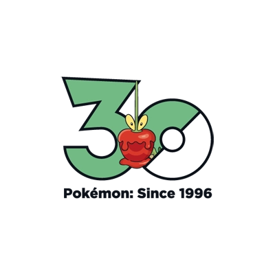 宝可梦 1011 裹蜜虫 30周年纪念Logo