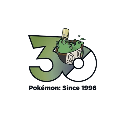 宝可梦 1013 来悲粗茶 30周年纪念Logo