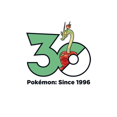 宝可梦 1019 蜜集大蛇 30周年纪念Logo