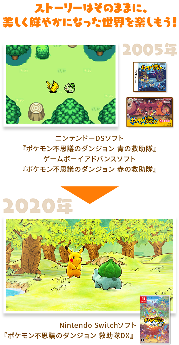 【美品】ポケモン　不思議のダンジョン　赤の救助隊