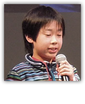 名古屋大会 2位
たけい りくくん（11歳）