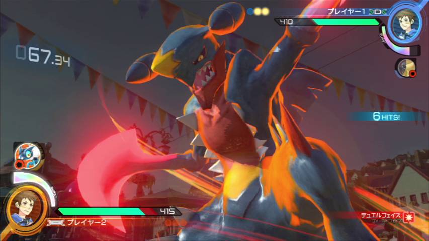 ガブリアス テールナーなど続々と Wii U版に参戦 ポッ拳 Pokken Tournament Wii U版公式サイト