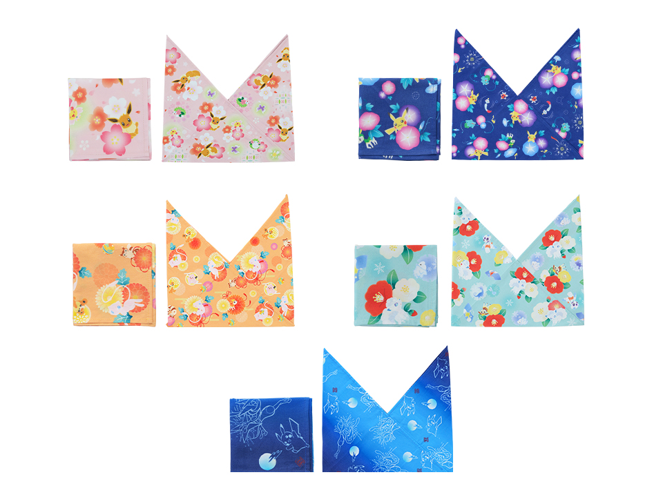 袋になるはんかち